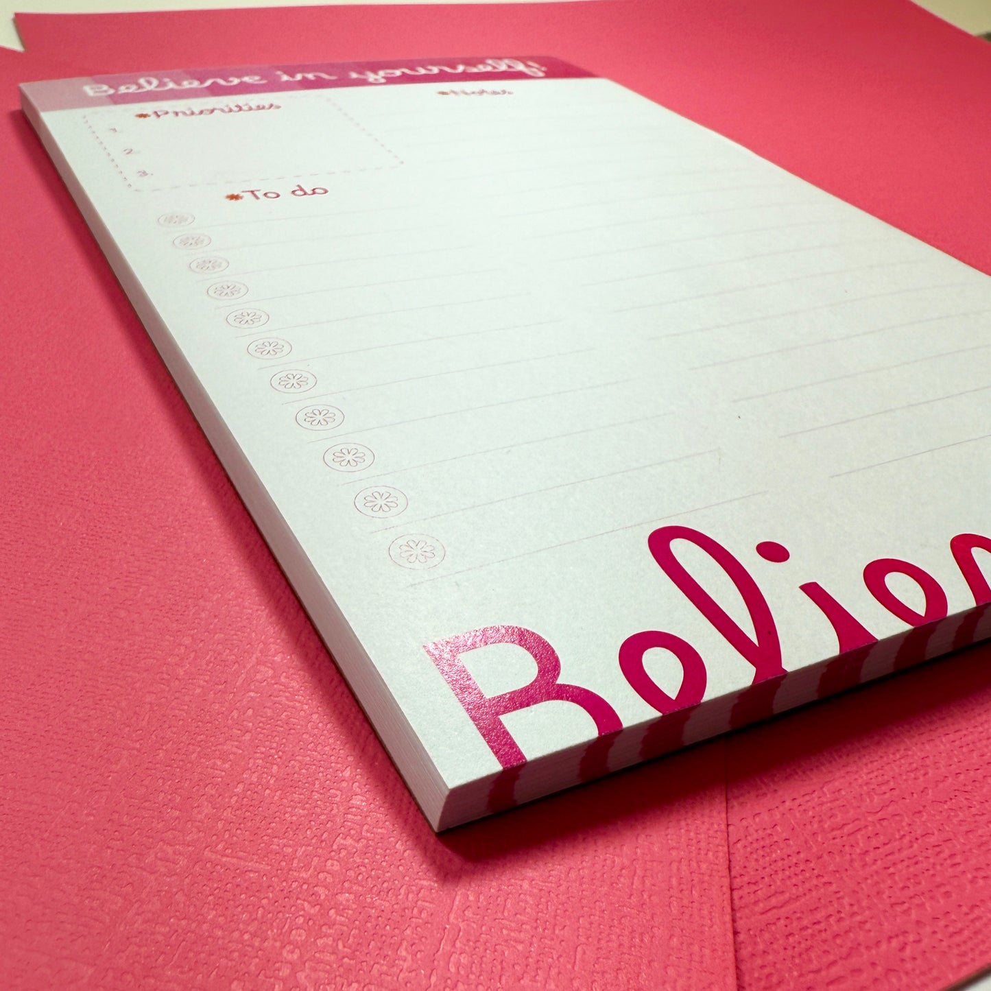 Believe To-do List Pad