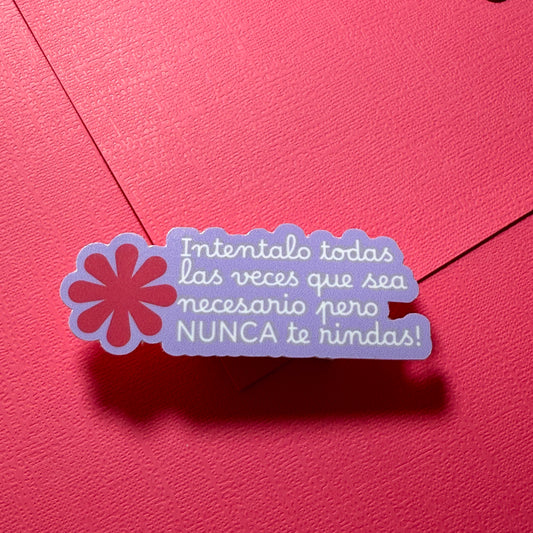 Inténtalo todas las veces!- Sticker