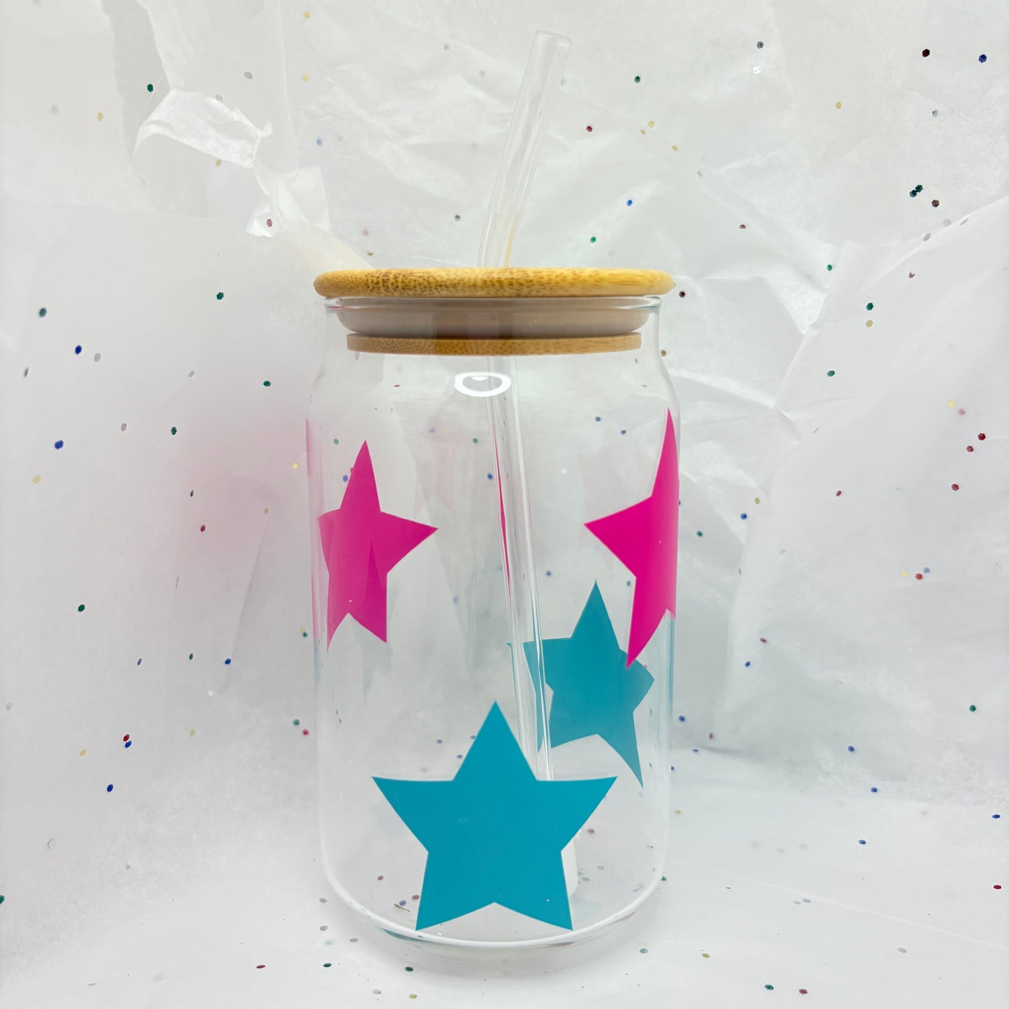Stars Glass Cup