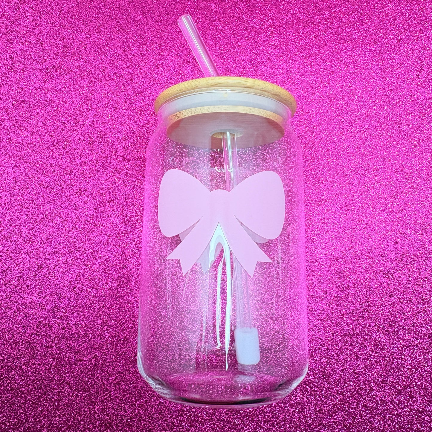 Small Bows Glass Cups