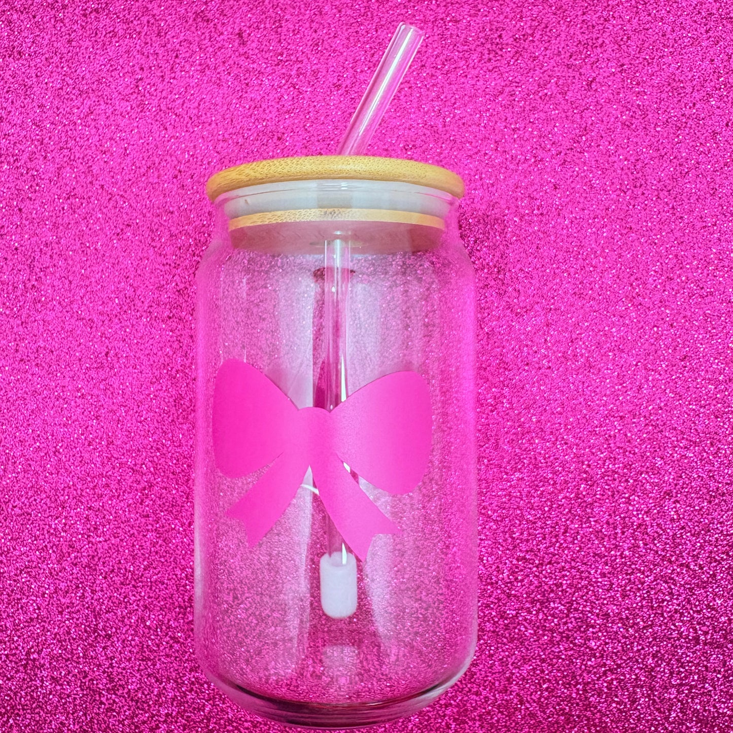 Small Bows Glass Cups